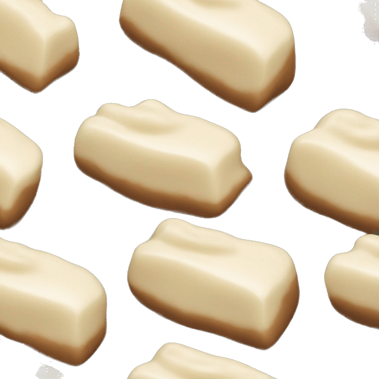 creamy white and brown pepper sauce emoji