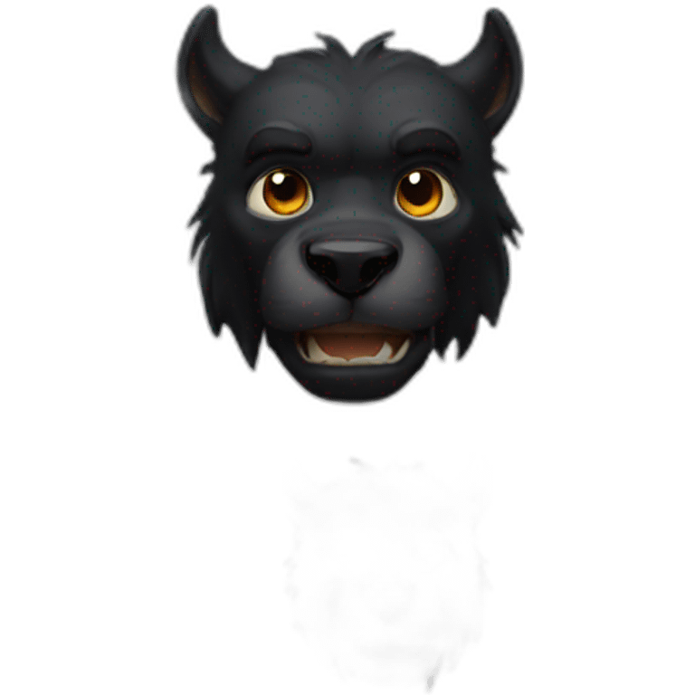 Black beast emoji