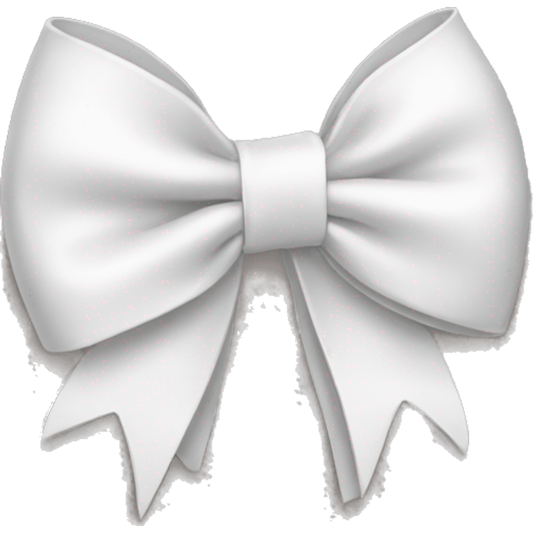 white bow emoji