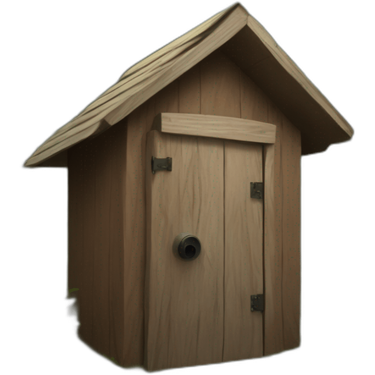 bear outhouse woods emoji