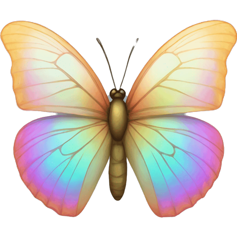 Iridescent butterfly emoji