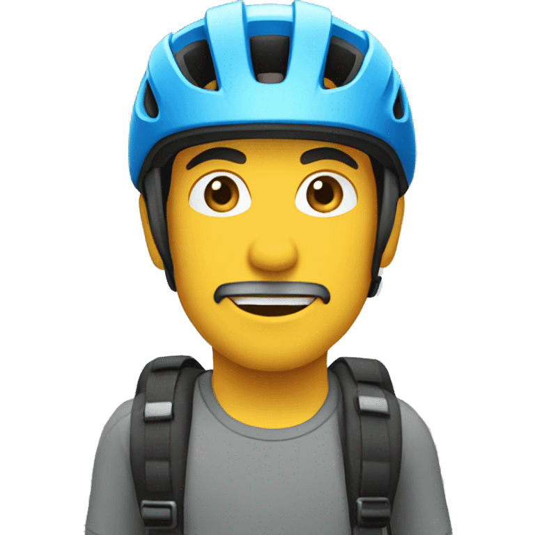 biking frontal view emoji