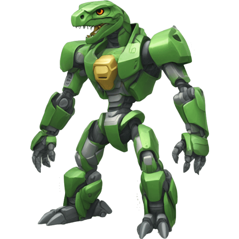 Reptile-Medabot-Mecha full body emoji