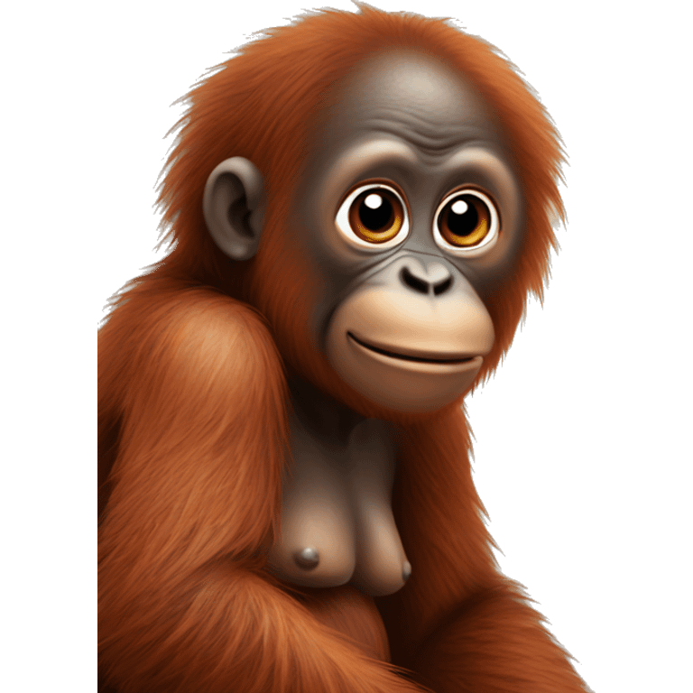 orangutan baby emoji