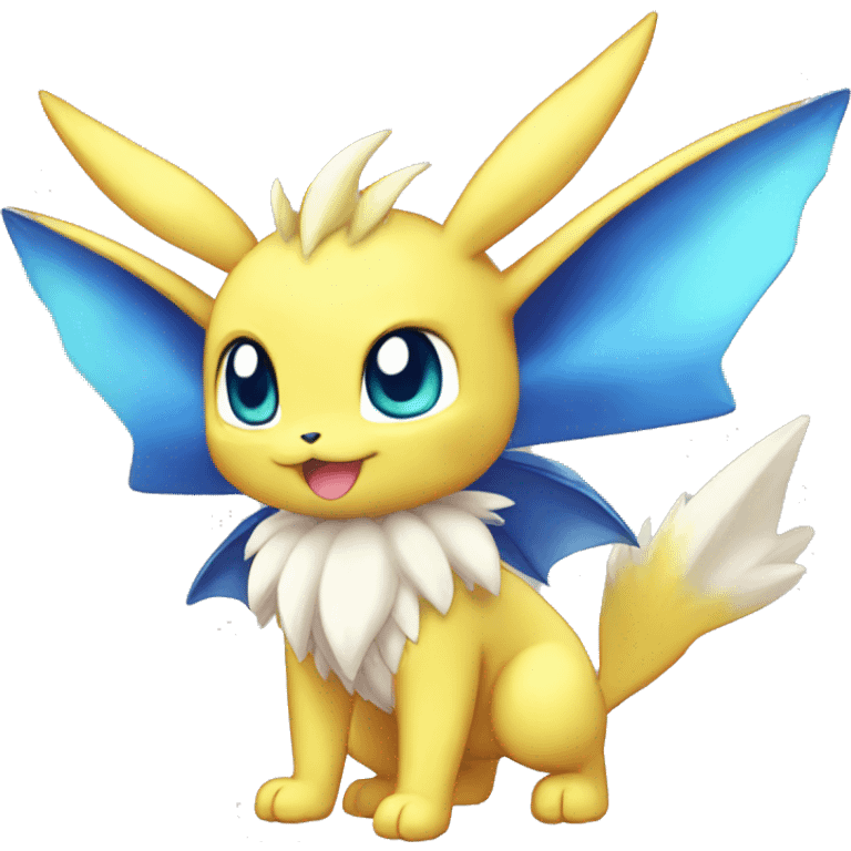 Shiny-Eeveelution-Cute-Fakemon-Dragon-Pokémon-fusion full body emoji