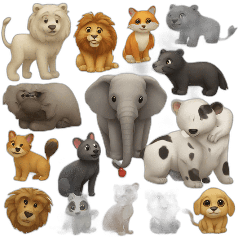 animals unite emoji