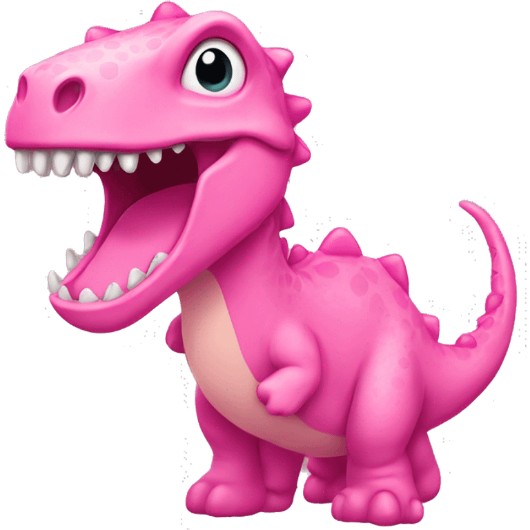 Pink dinasour  emoji