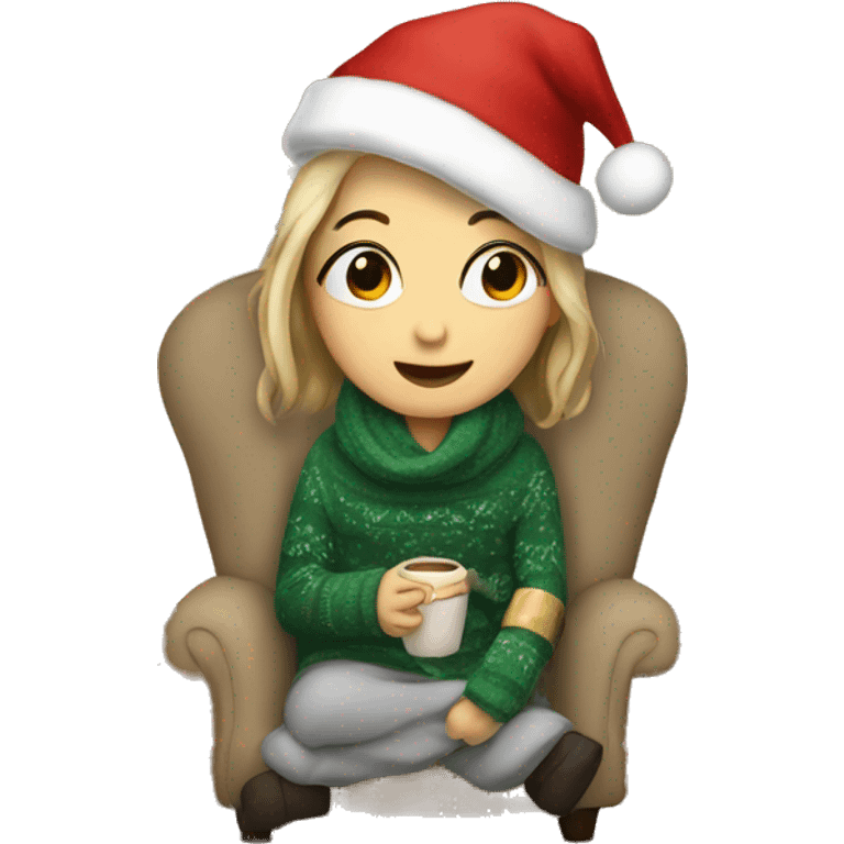 Christmas cozy emoji