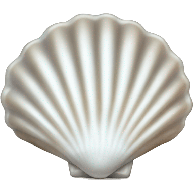 White pearl shell emoji