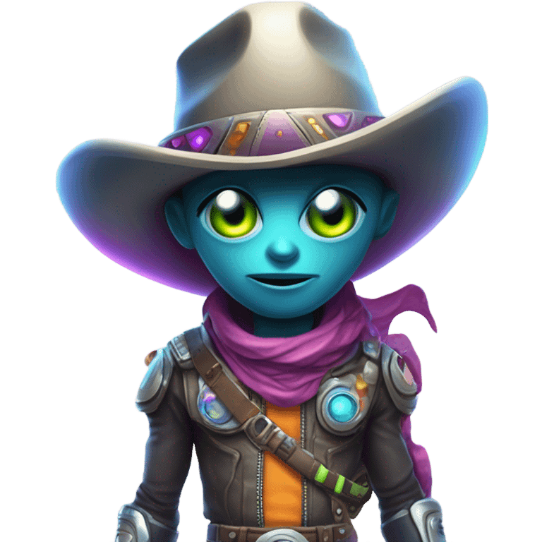 Alien Cowboy emoji