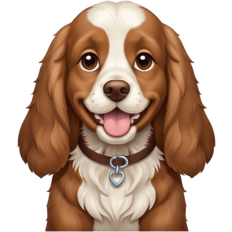 Lovable cocker spaniel  emoji