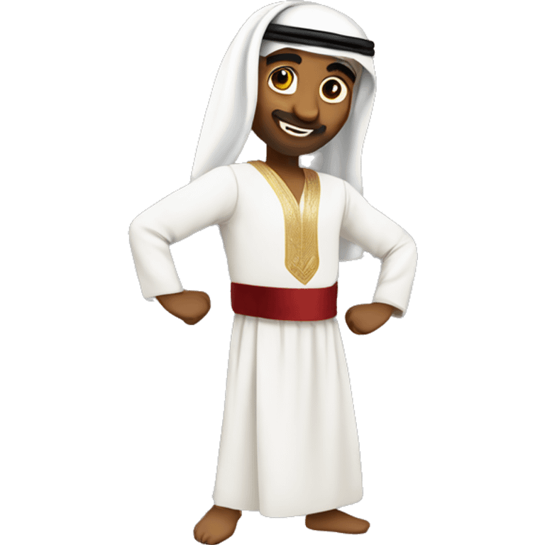 Traditional uae dance  emoji