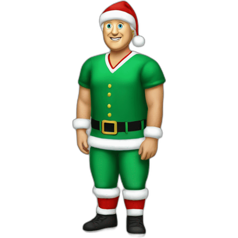 Larry Bird as Santa emoji