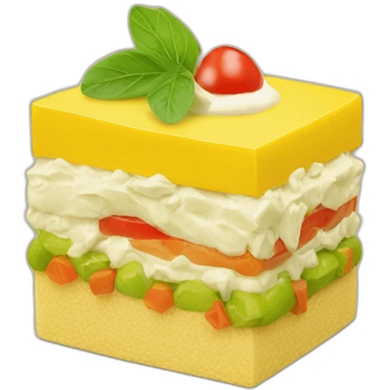 peruvian causa food emoji