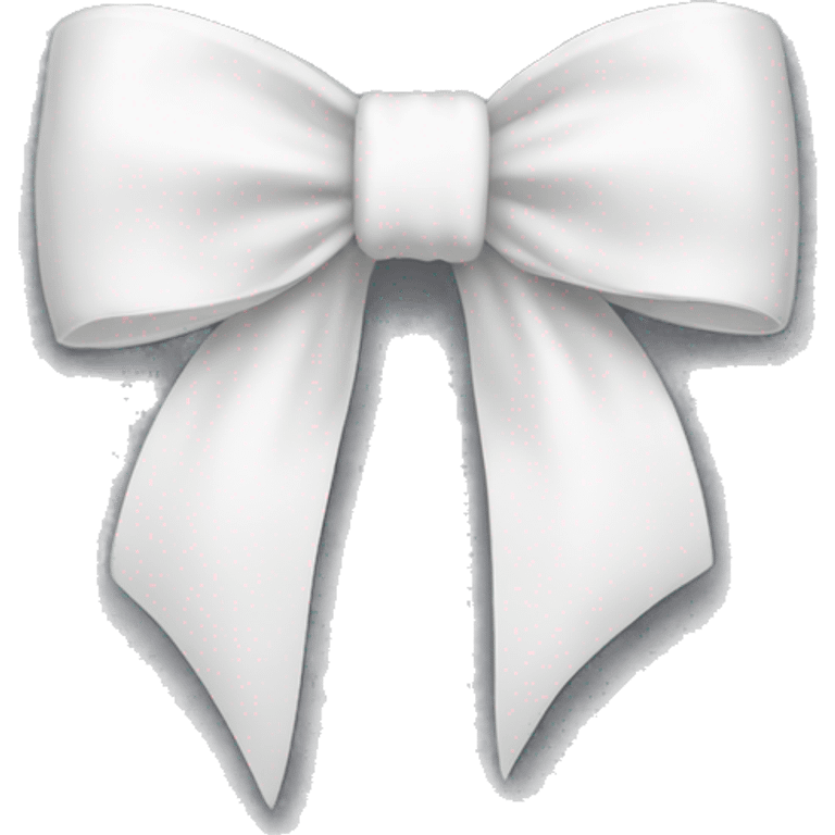 white bow emoji