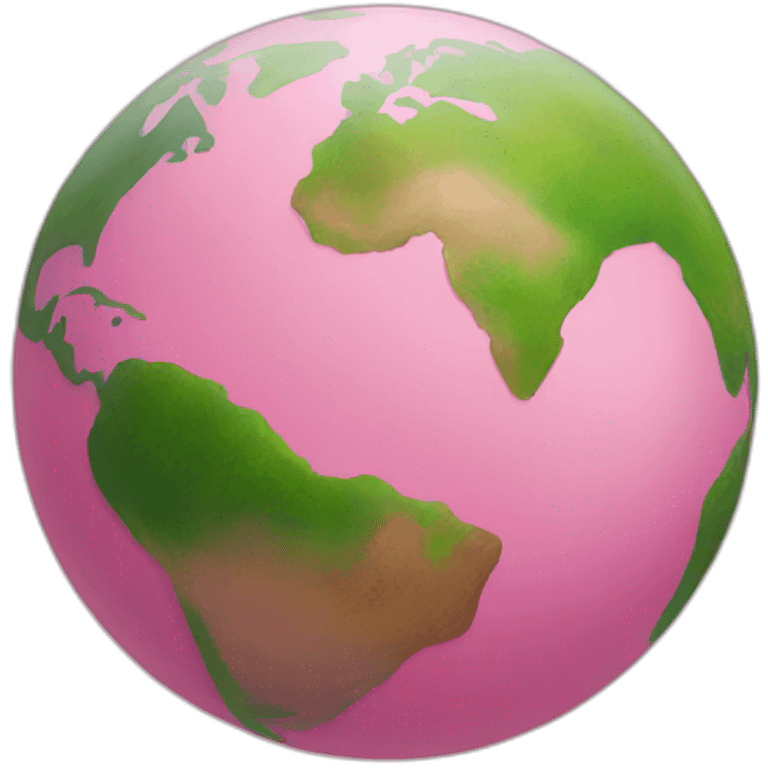 pink earth  emoji