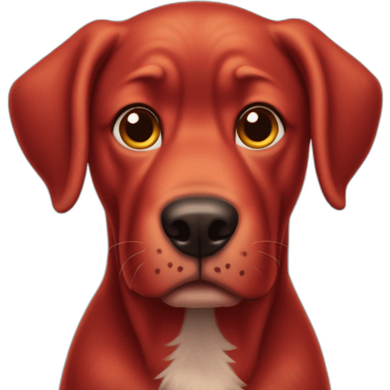 Clifford red dog emoji