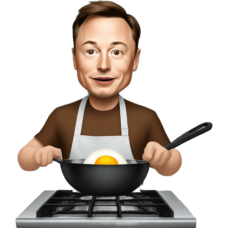 elon musk cooking an egg emoji