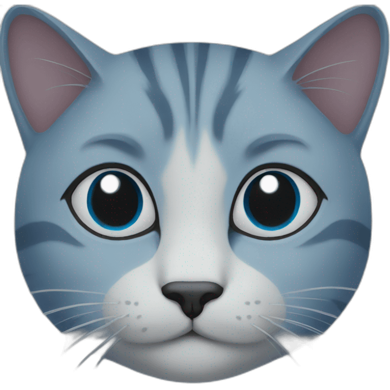 Bleu cat emoji