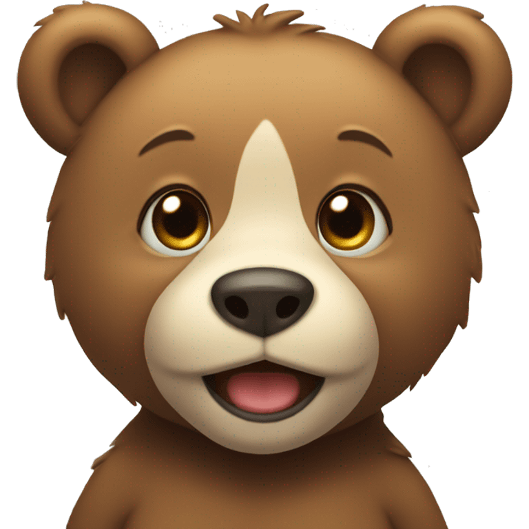 Cute bear emoji