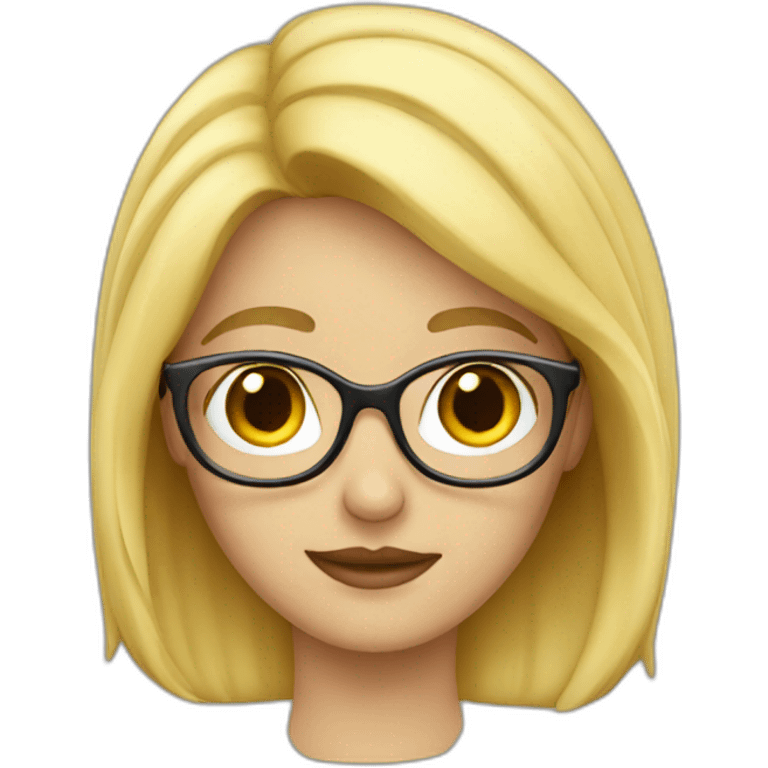 blonde librarian emoji