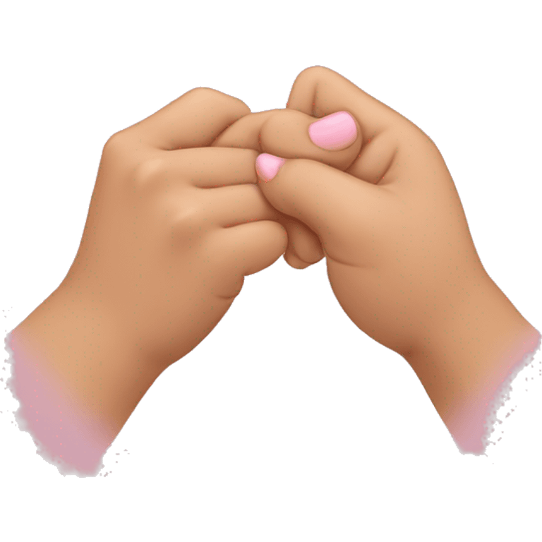 Pinky promise emoji