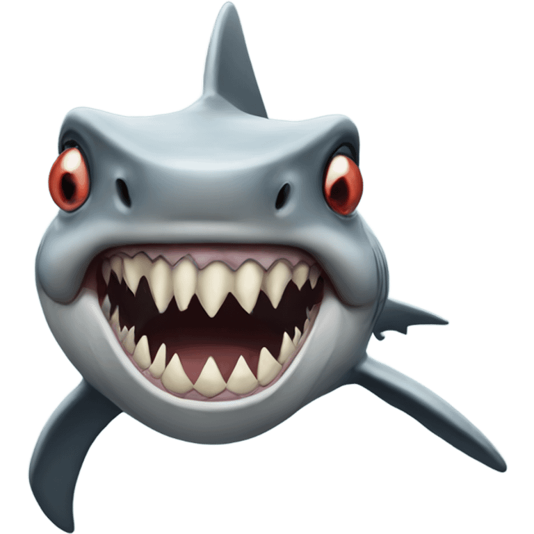 shark clown emoji