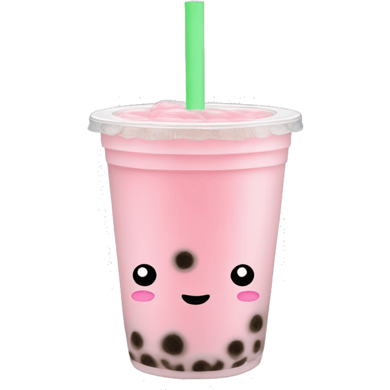 Light pink bubble tea emoji