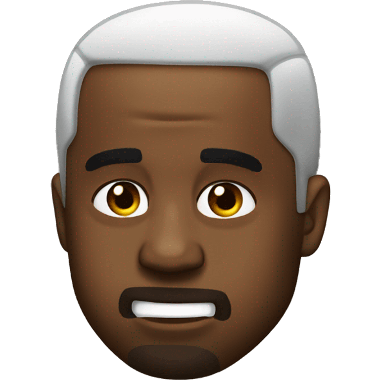 kanye west mewing emoji