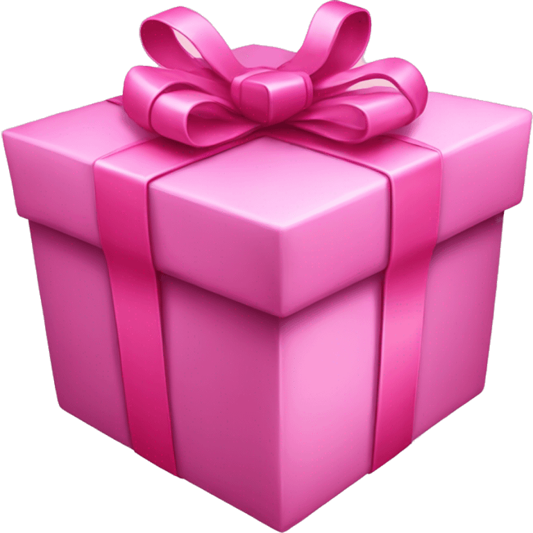 Pink present emoji