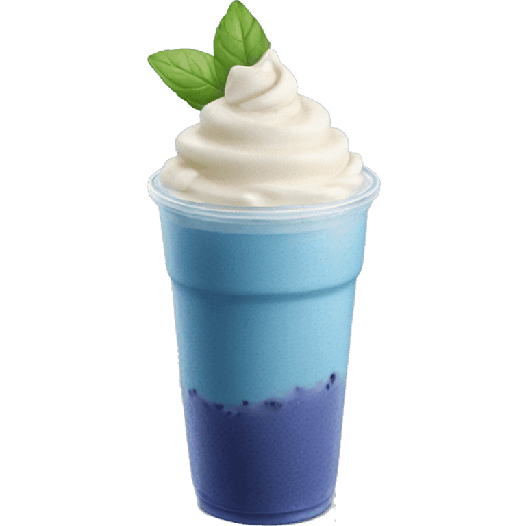 Blueberry frappe emoji