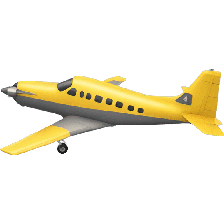 A Real  yellow plane aside emoji