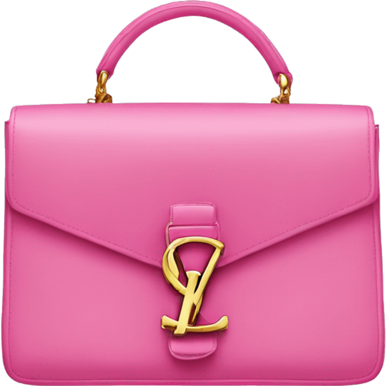 Pink YSL bag emoji