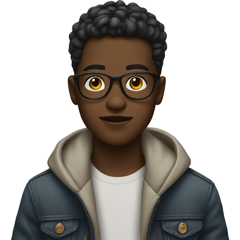 portraits of a stylish boy emoji