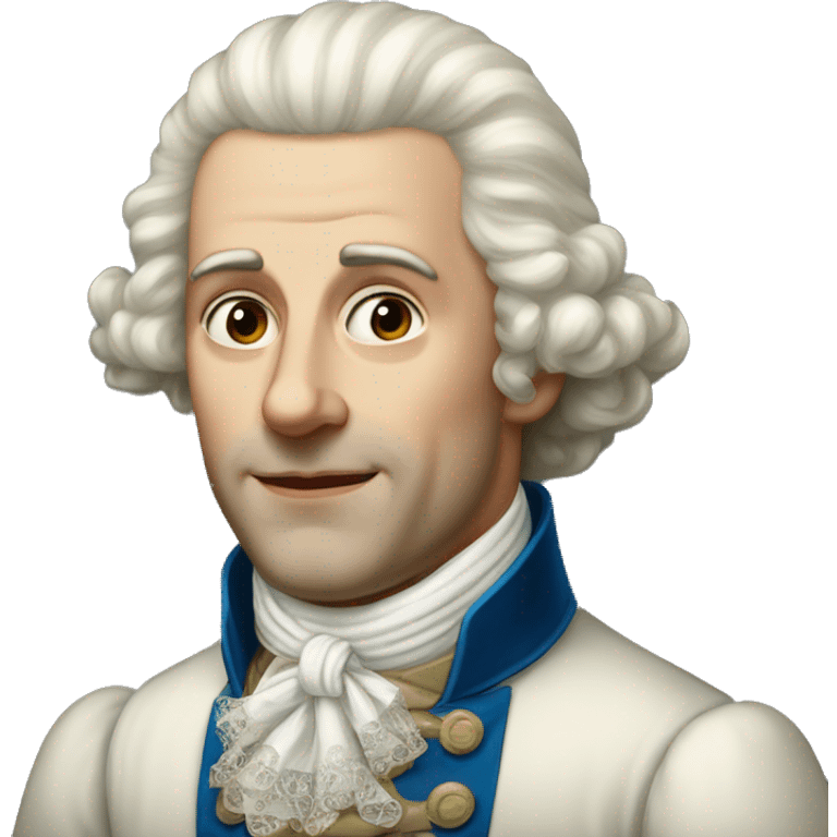 white aristocrat XVIII century emoji