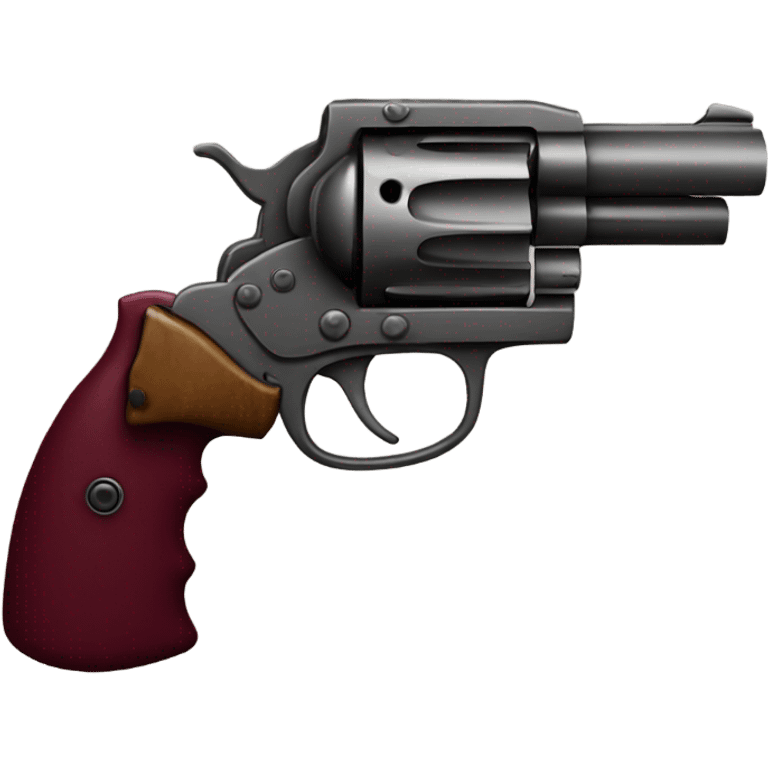 burgundy revolver emoji