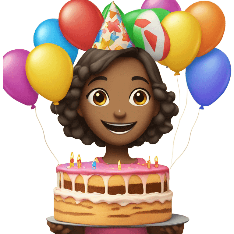 Happy birthday girl emoji