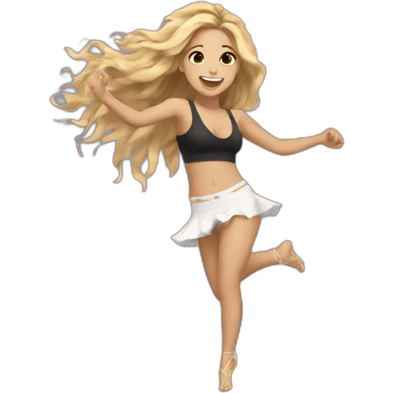 Shakira dancing emoji