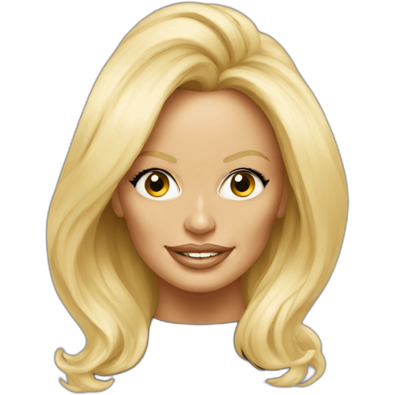 pamela anderson portrait emoji