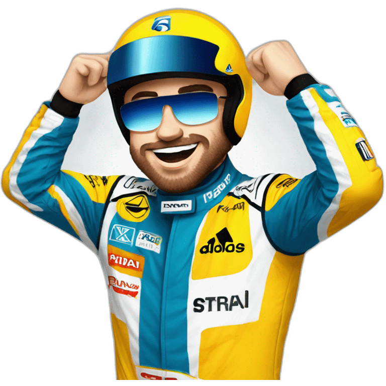 Fernando Alonso Renault Dance emoji