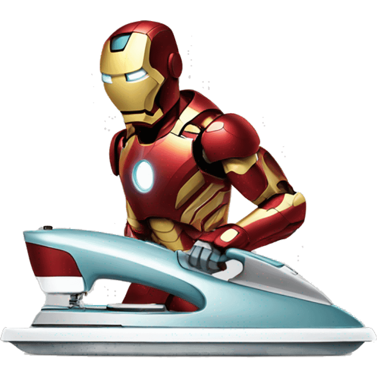 ironman ironing clothes emoji