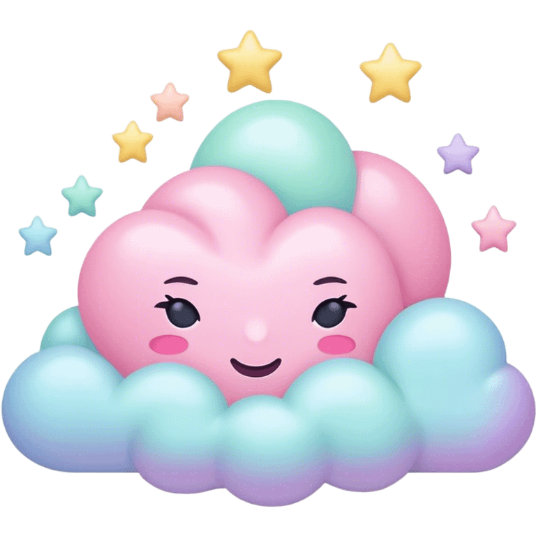 dream pastel color emoji