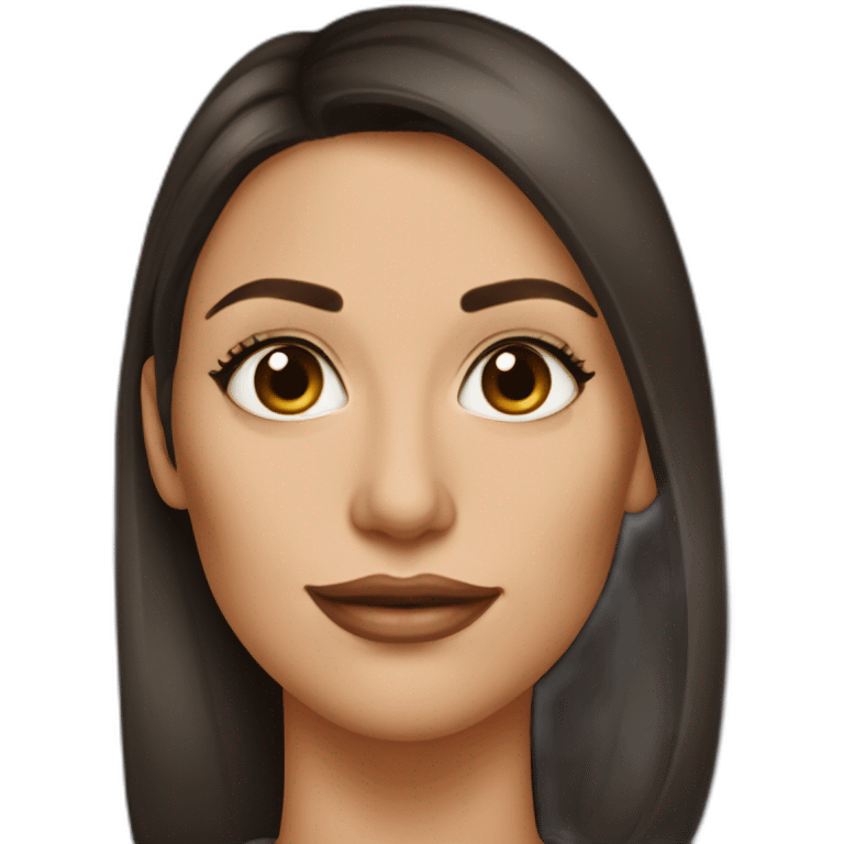 brunette consultant undereye bags emoji