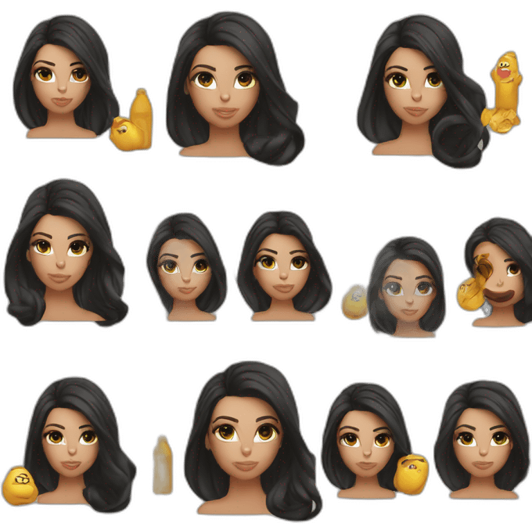 Kim Kardashian photoshoot emoji