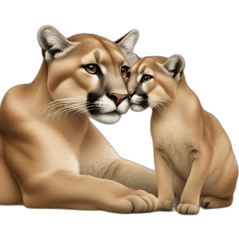 puma et nike qui font un calin emoji