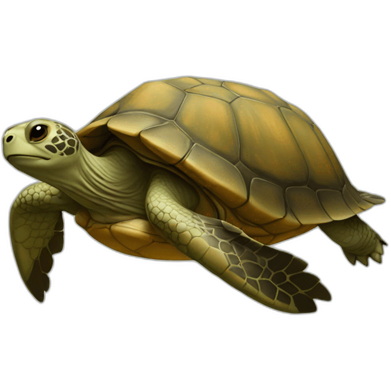 Flying tortoise emoji