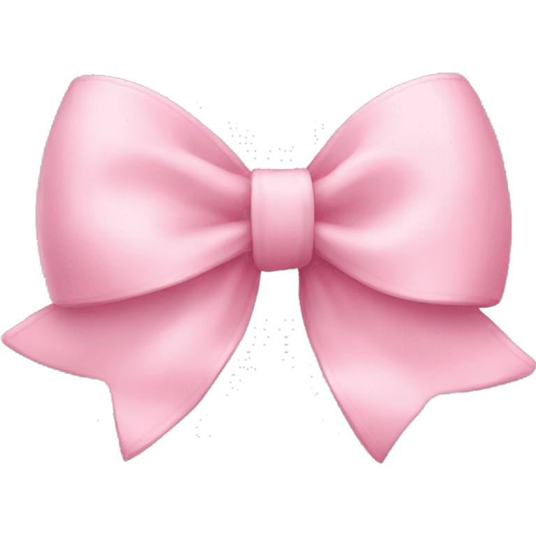 soft Pink bow emoji