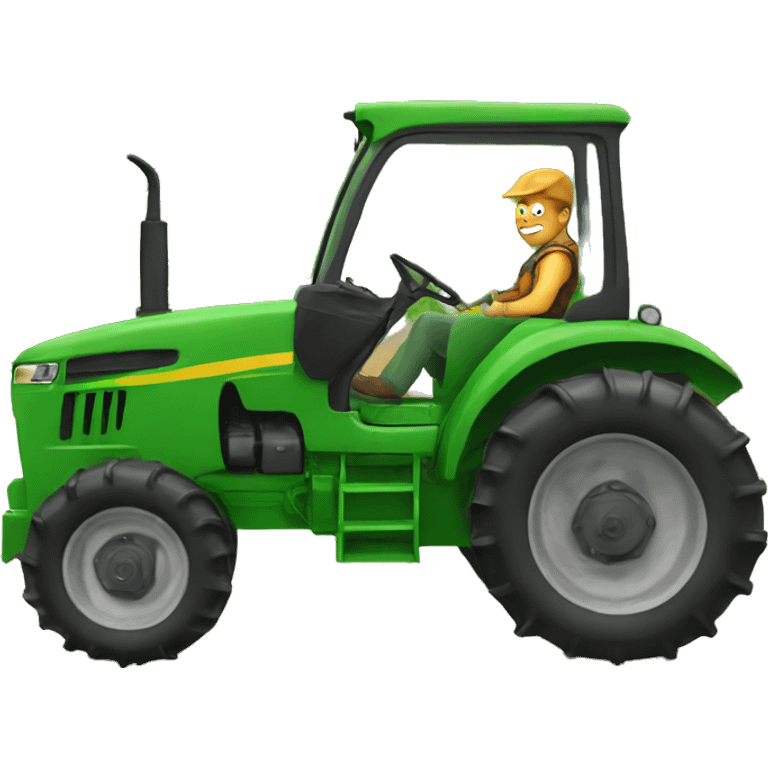 Tractor ride emoji