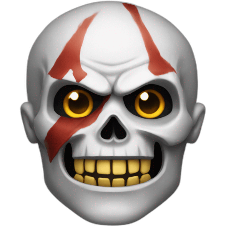 Kratos skull emoji emoji