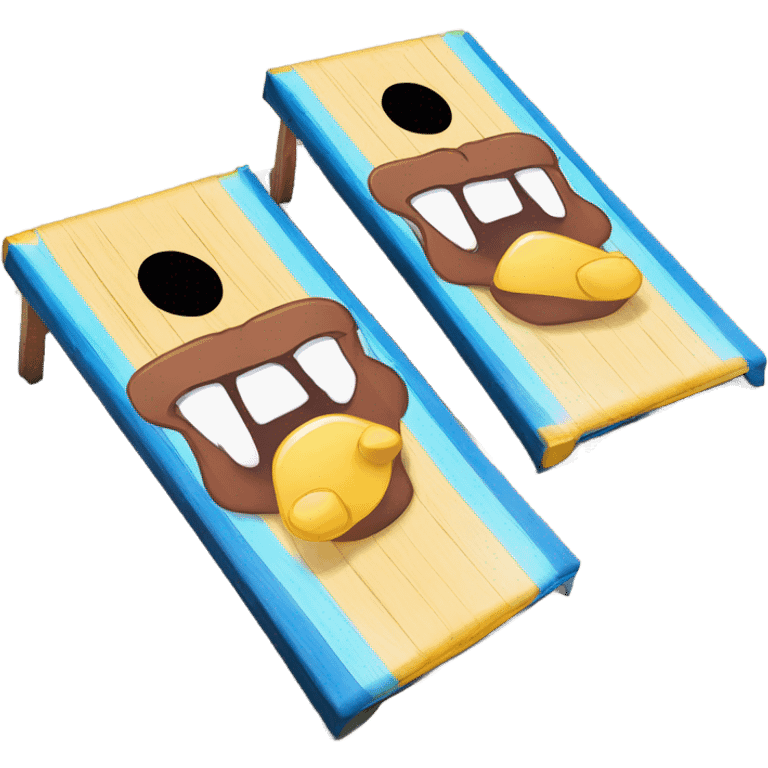 Cornhole  emoji